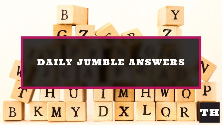 Jumble 12/2/23 Answers – December 2 2023