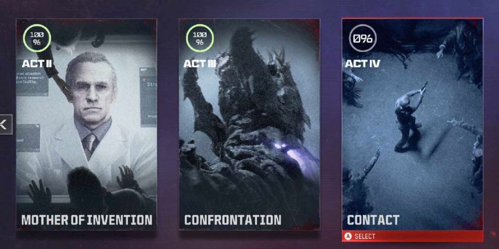 Act 4: Contact Missions and Rewards