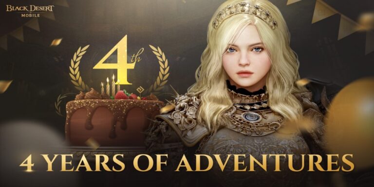 Black Desert Mobile is celebrating its fourth anniversary with a flurry of events