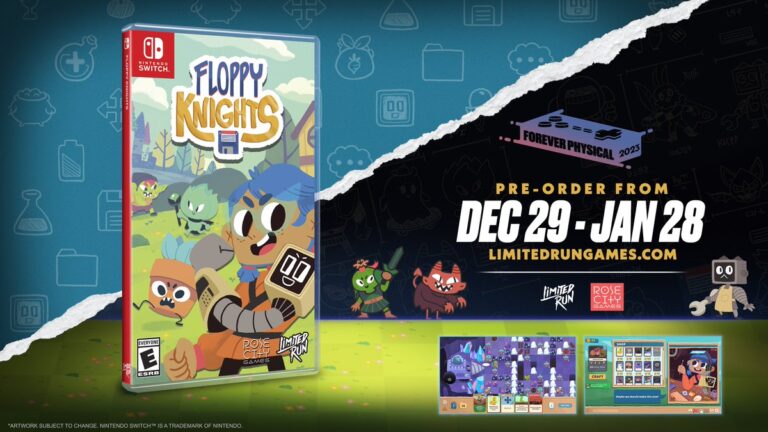 Floppy Knights getting a physical release on Switch