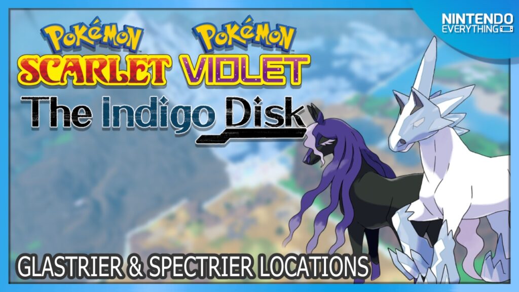 Glastrier and Spectrier location in Pokemon Scarlet and Violet