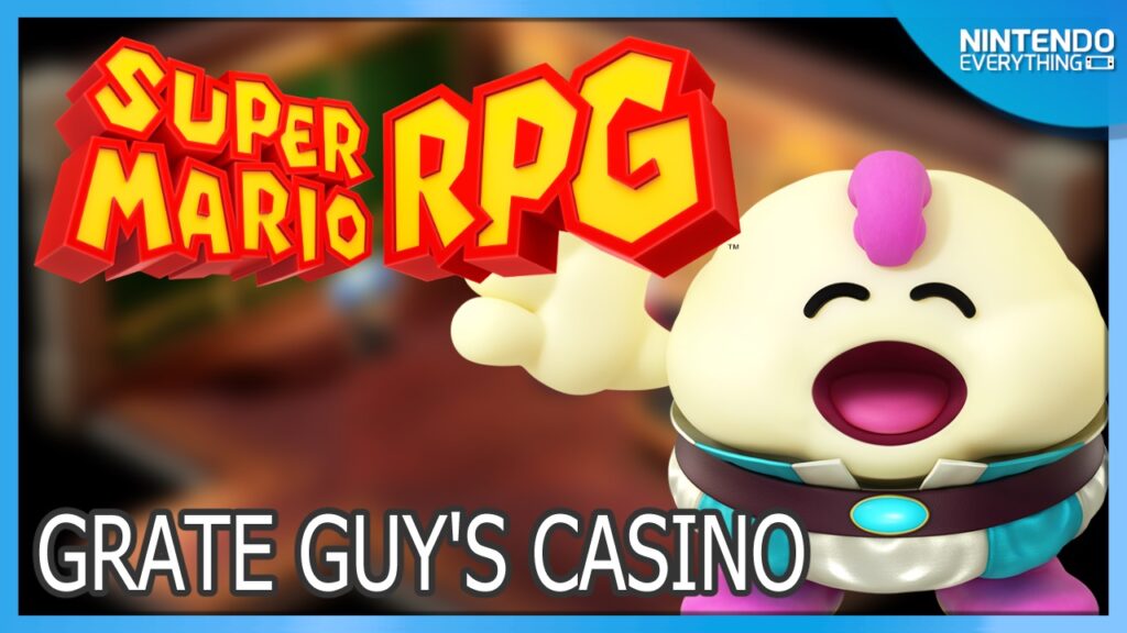 Grate Guy’s Casino location and mini-games in Super Mario RPG