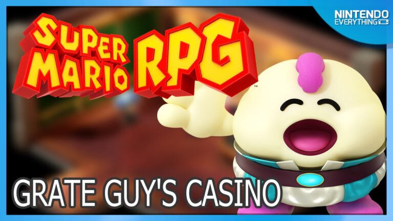 Grate Guy’s Casino location and mini-games in Super Mario RPG