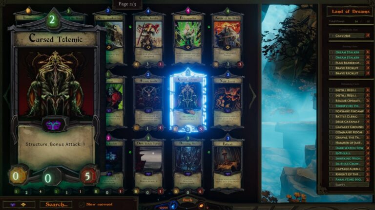 Grid-Based Card Game, Dire Fog, is a Feast For Dark Fantasy Fans – Gamezebo