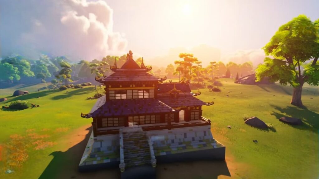 How To Get Japanese Buildings in Lego Fortnite