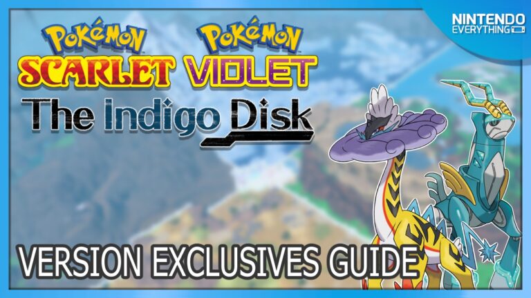 Indigo Disk Version Exclusives in Pokemon Scarlet and Violet