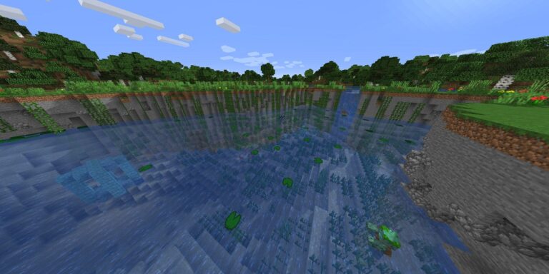 Minecraft Player Makes Startling Discovery in a Lake Near Their Base