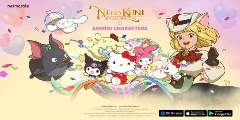 Ni no Kuni: Cross Worlds has collaborated with Sanrio for several winter-themed events