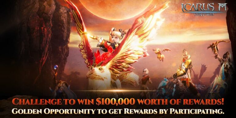 Prepare your Icarus M:Guild War guild for the upcoming Guild War and win a share of 0,00 worth of VEL