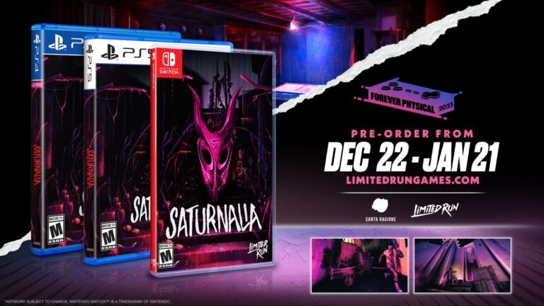 Saturnalia receiving physical release on Switch