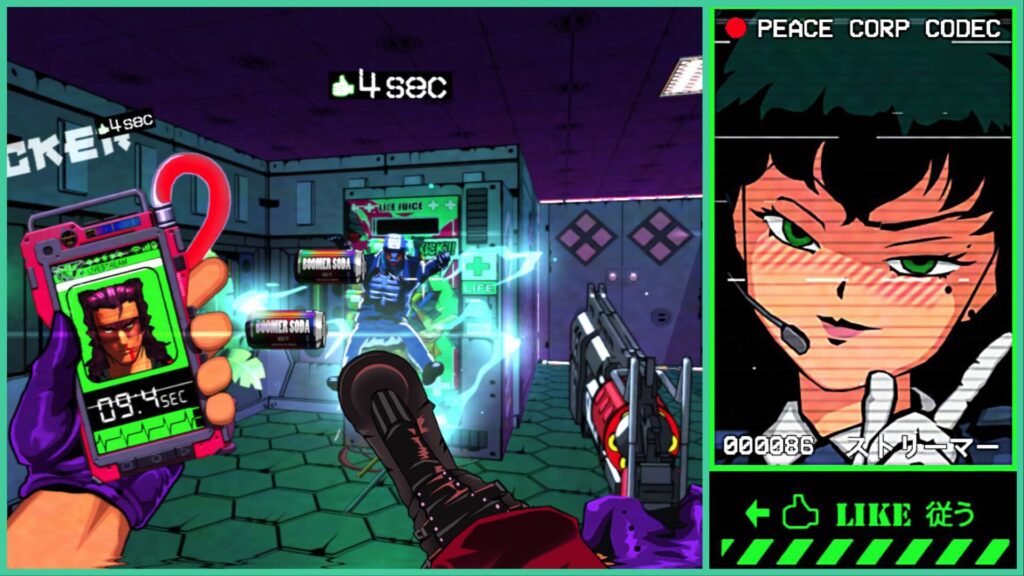 Space Dandy Boomer Shooter, MULLET MAD JACK, Has a 10-Second Rule – Gamezebo