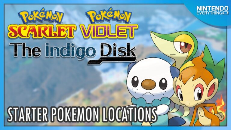 Starter Pokemon locations in Pokemon’s Indigo Disk DLC