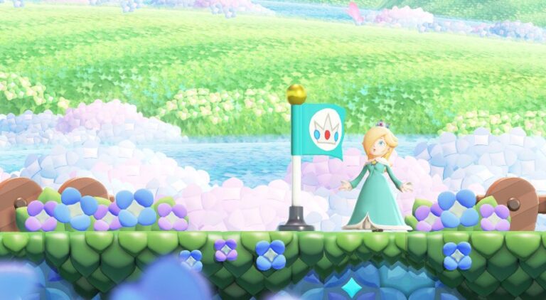 Super Mario Bros. Wonder playable Rosalina mod