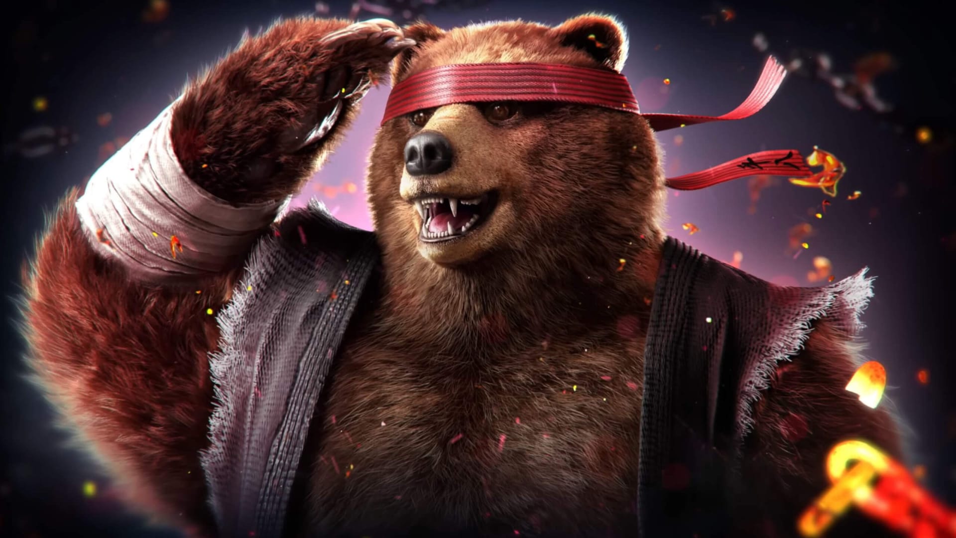 Tekken 8 Kuma Gameplay Trailer Shows the Power of Bear Fists