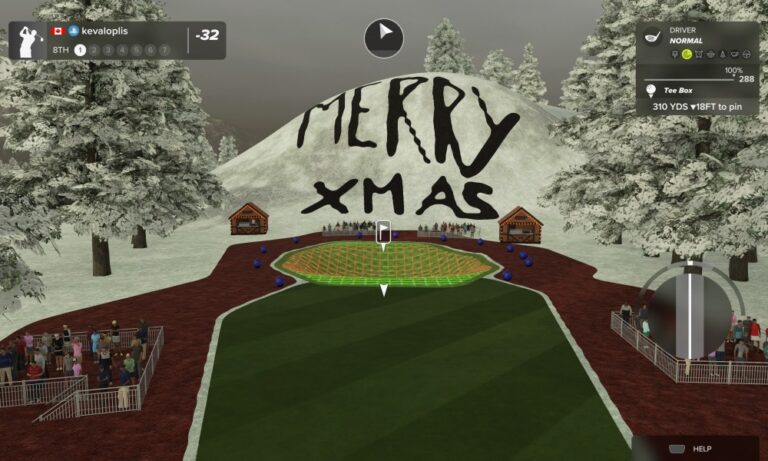 The Best Christmas-Themed Courses in PGA Tour 2K23