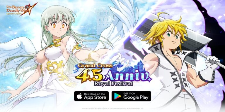 The Seven Deadly Sins: Grand Cross is celebrating its 4.5th-anniversary with the Royal Festival event