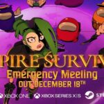 Vampire Survivors is collaborating with Among Us in the Emergency Meeting DLC