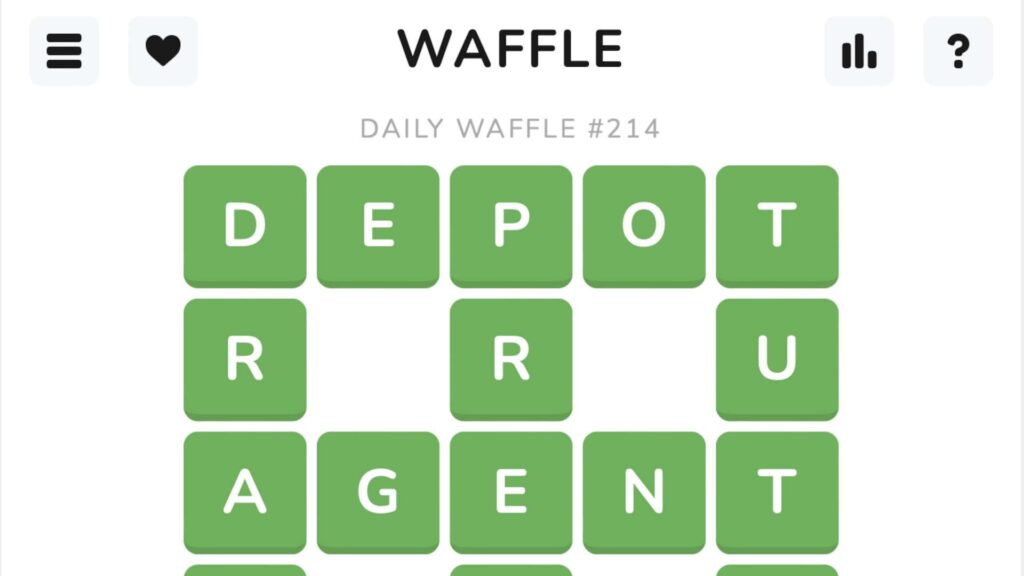 Waffle Game Today Answer – December 4 – Gamezebo