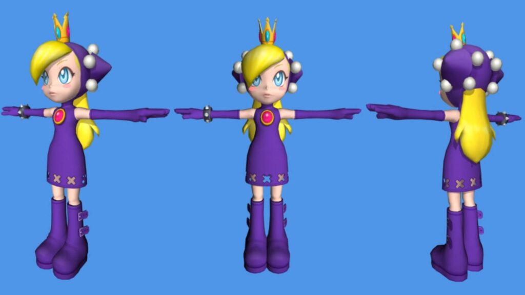 Waluigi Creator Shares Scrapped “Walpeach” Character Design for Mario Power Tennis