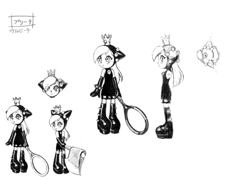 Wapeach, Mario Tennis character, concept images revealed