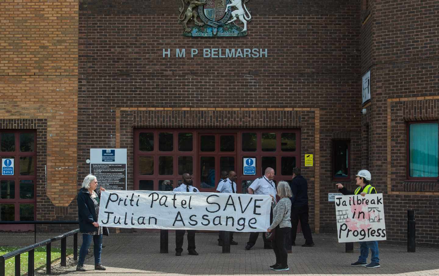 A Visit to Belmarsh Prison, Where Julian Assange Awaits His Final Appeal Against Extradition to the US