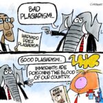 Cartoon: Good plagiarism bad plagiarism