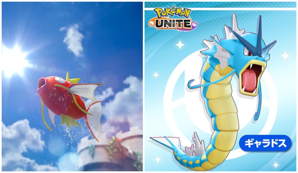 Pokemon Unite reveals Magikarp, Gyarados