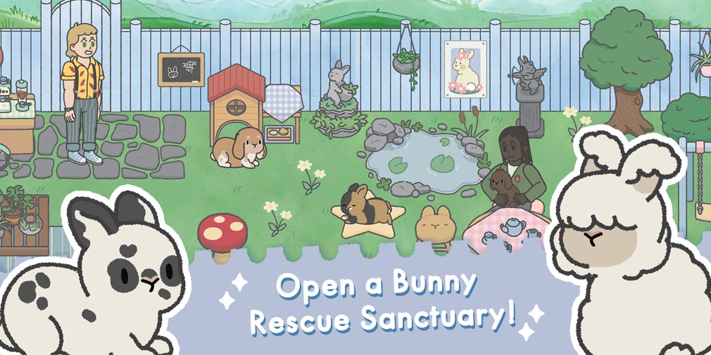 Bunny Haven lets you nurture rescue bunnies and match them with customers, now open for pre-registration