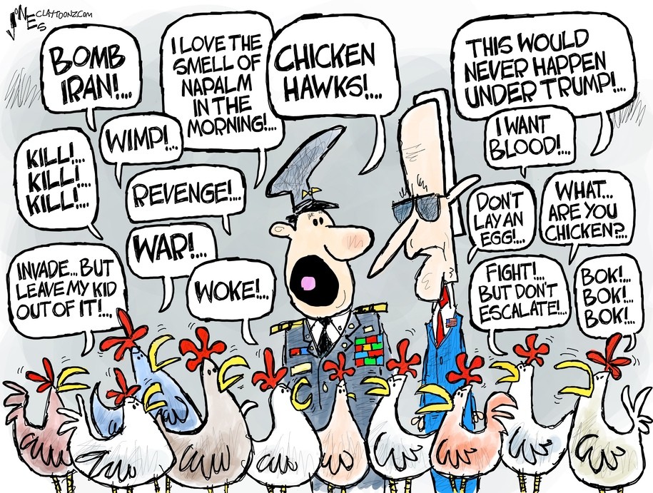 Cartoon: Chicken hawks