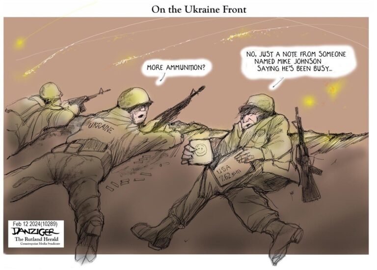 Cartoon: On the Ukraine front