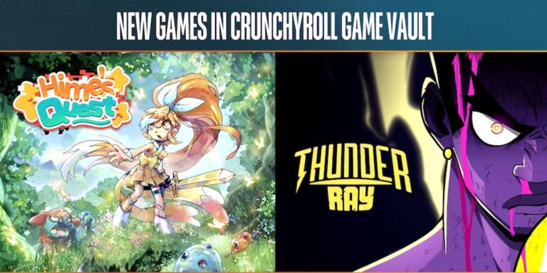 Crunchyroll Game Vault adds Hime’s Quest and Thunder Ray to its library of premium games