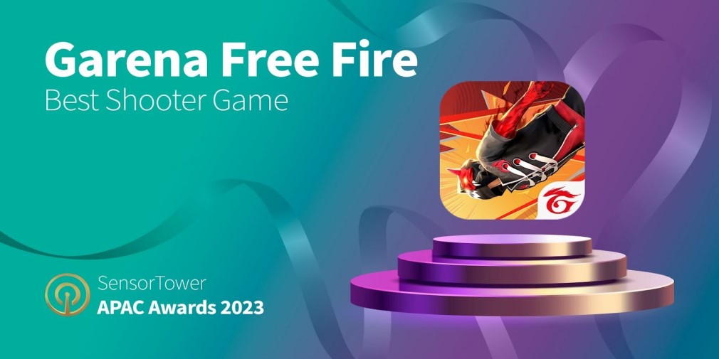 Free Fire clinches Best Shooter Game award at the Sensor Tower APAC Awards 2023