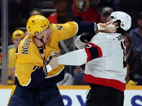 Josh Norris injured, Ottawa Senators stumble in loss to Predators