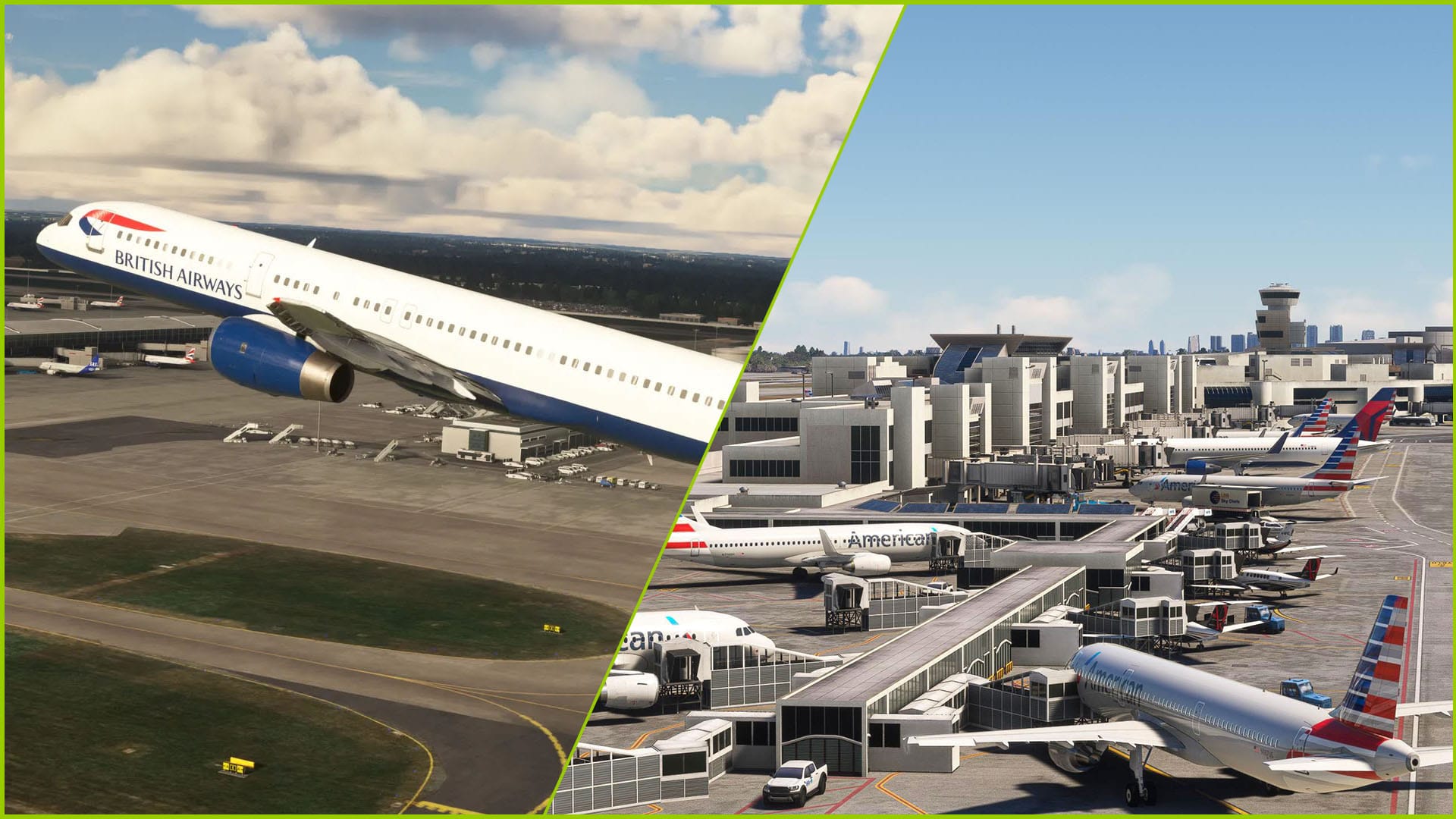 Microsoft Flight Simulator Boeing 757 Showcased, Miami and Livingstone Airport Released