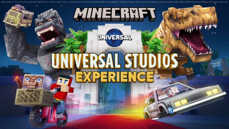 Minecraft reveals Universal Studios Experience DLC