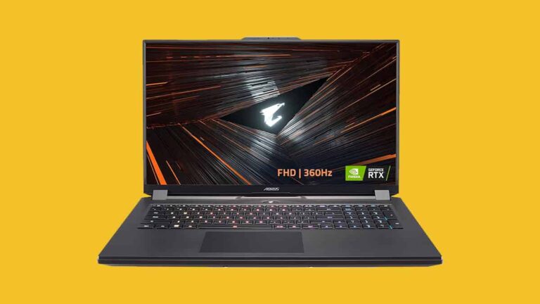 Rapid 350Hz Gigabyte AORUS 17 XE4 gaming laptop sinks by over 0