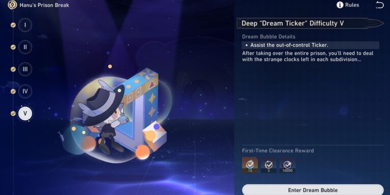 Star Rail – Dream Ticker Deep Dreamscape Event Guide (Hanu’s Prison Break)