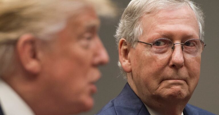 Will Mitch McConnell Cave to Trump Again?