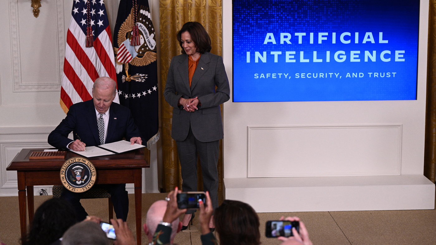 Biden administration releases new rules on how government can use AI : NPR