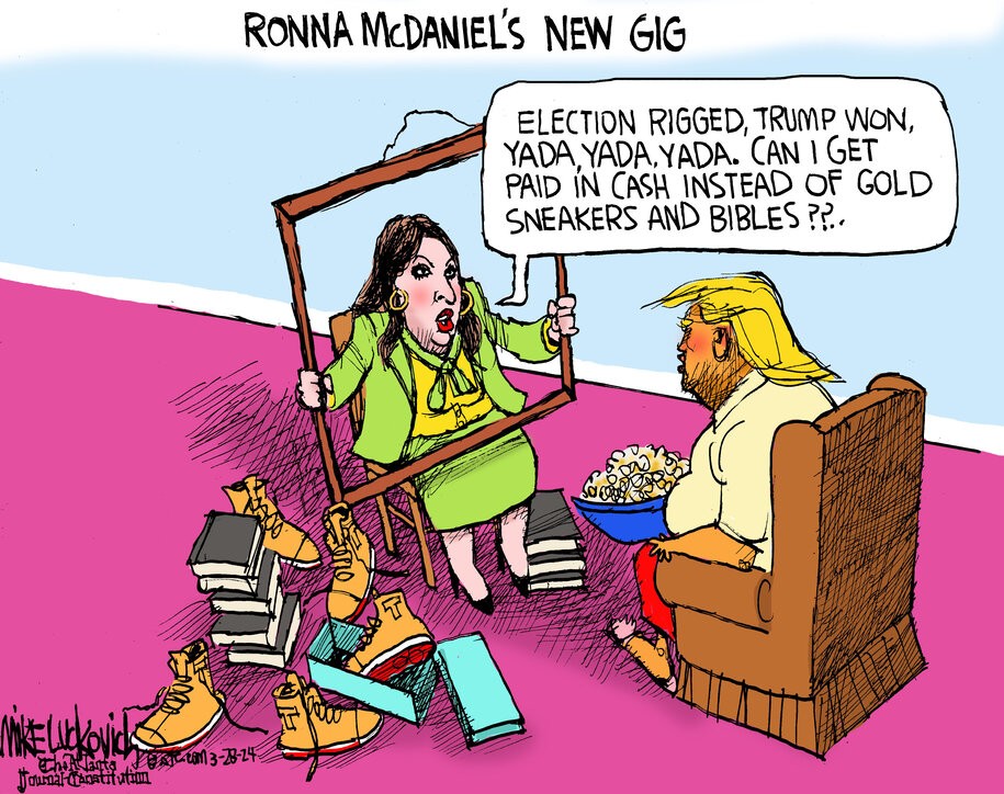 Cartoon: Ronna McDaniel's new gig