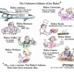 Cartoon: The unknown failures of Joe Biden