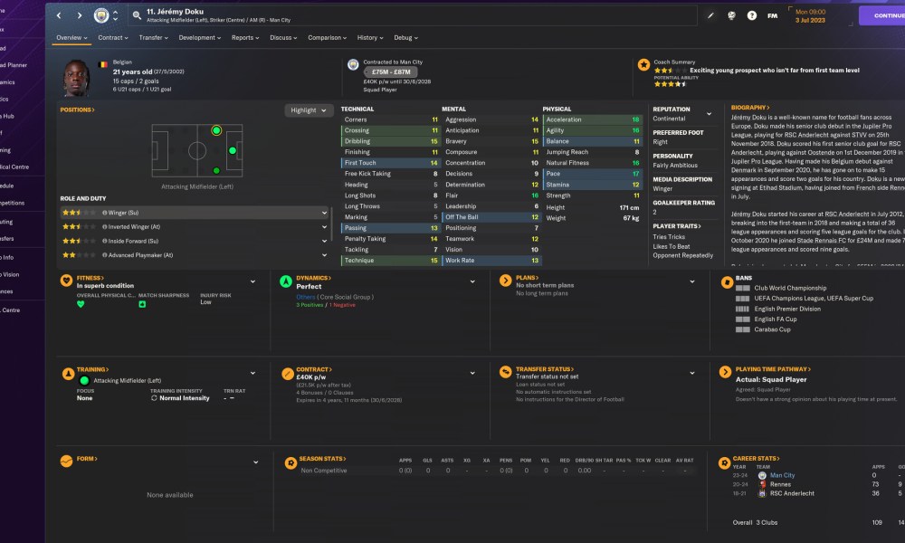 Football Manager 2024 Main Data Update Available Today