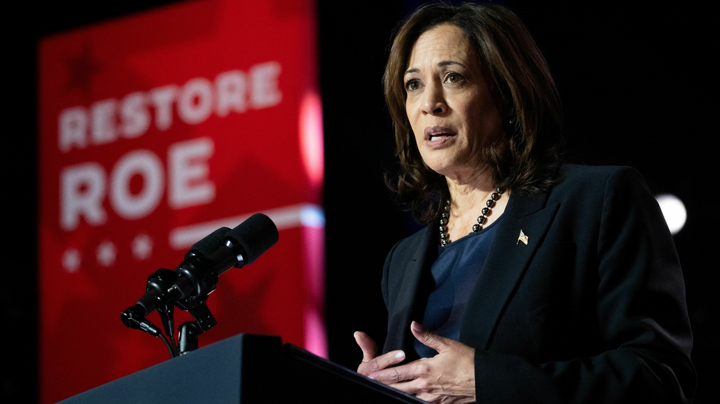 Harris will visit an abortion clinic, a first for a vice president : NPR