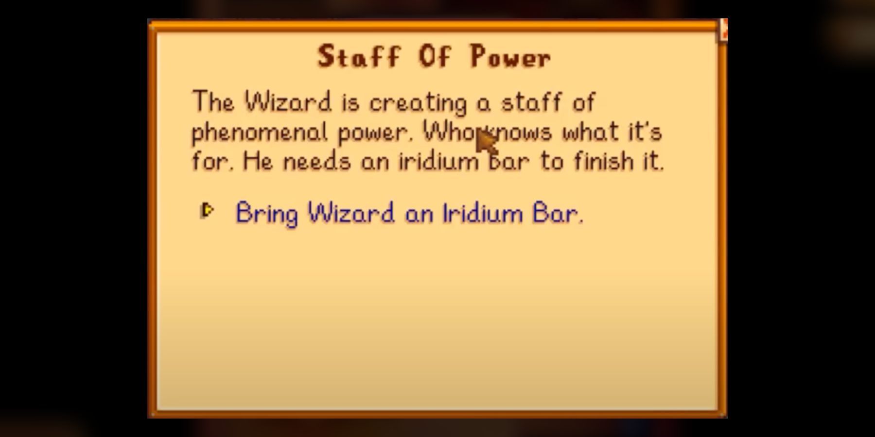 How to Complete the Staff of Power Quest in Stardew Valley