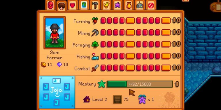 How to Get & Use Mastery Points In Stardew Valley