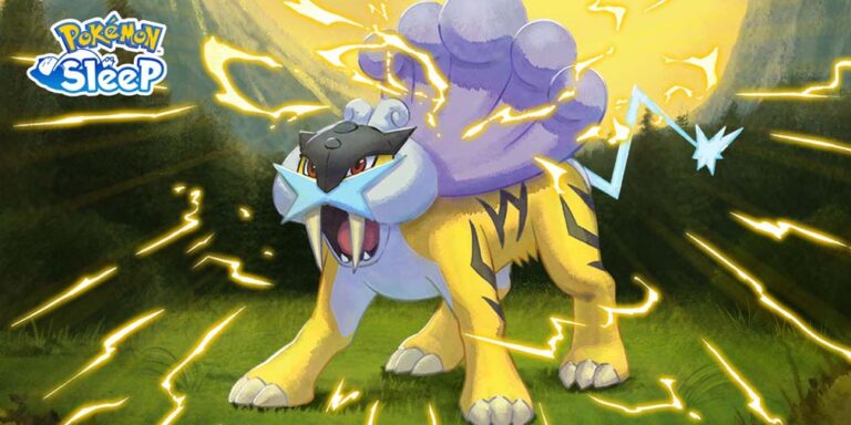 Pokemon Sleep lets you research Legendary Raikou’s sleep habits in latest two-week event