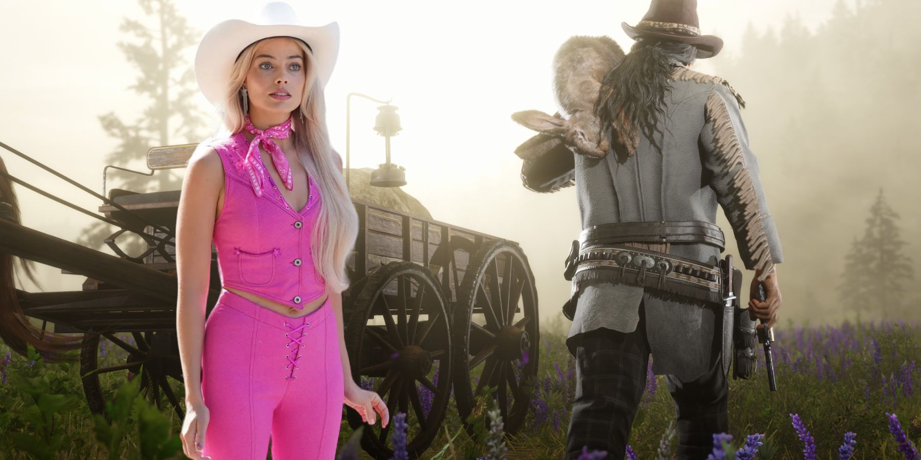 Red Dead Online Player Creates Barbie in the Game