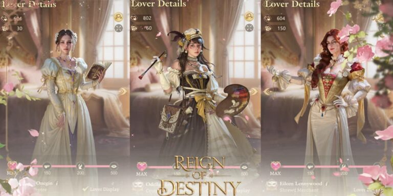 Reign of Destiny’s new update lets you play as a male regent and adds new love interests