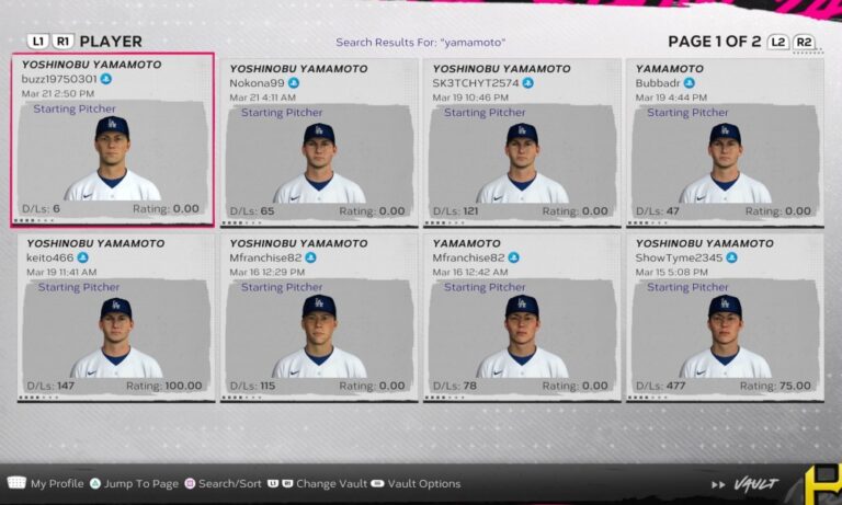 Where Are Players Like Jung Ho Lee and Yoshinobu Yamamoto in MLB The Show 24?