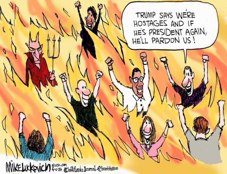 Cartoon: Trump fans